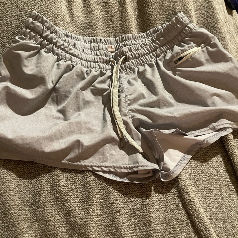 Vuori Gray Athletic Shorts